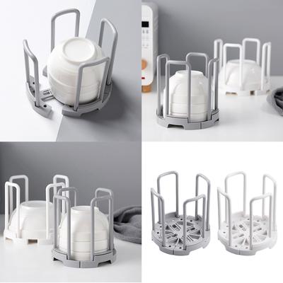 Practical Expandable Bowl Holder Draining Rack Plate Organizers for Kitchen Storage Solution and Sink Drying Shelf