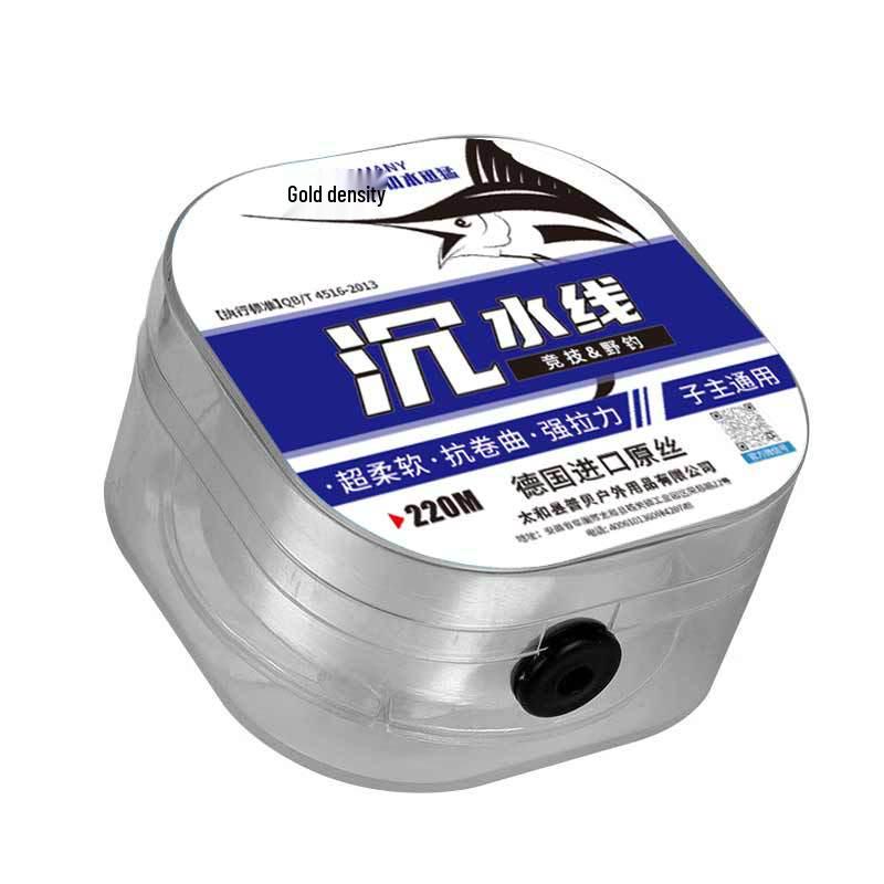 German Premium No-Kink Ultra-Soft Fishing Line - Strong Tensile Nylon Leader