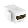 Keystone Jack Insert Support 4k Female To Female Coupler Adapter HDMI-Compatible Easy To Use for Wall Plate Outlet Panel