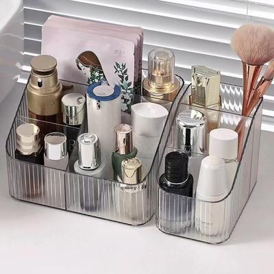 Makeup Storage Box Clear Acrylic Desk Top Storage Shelf Dresser
