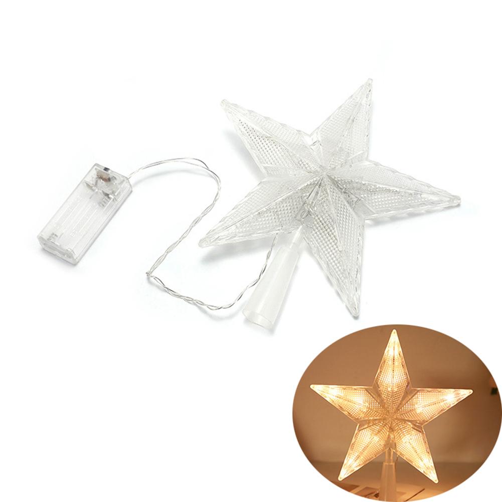 

Звезда на верхушку рождественской елки, Звезда на верхушку рождественской елки с подсветкой, Светодиодный ночник, Верхушка, Работающая от батареек, Звезда на верхушку рождественской елки теплый белый