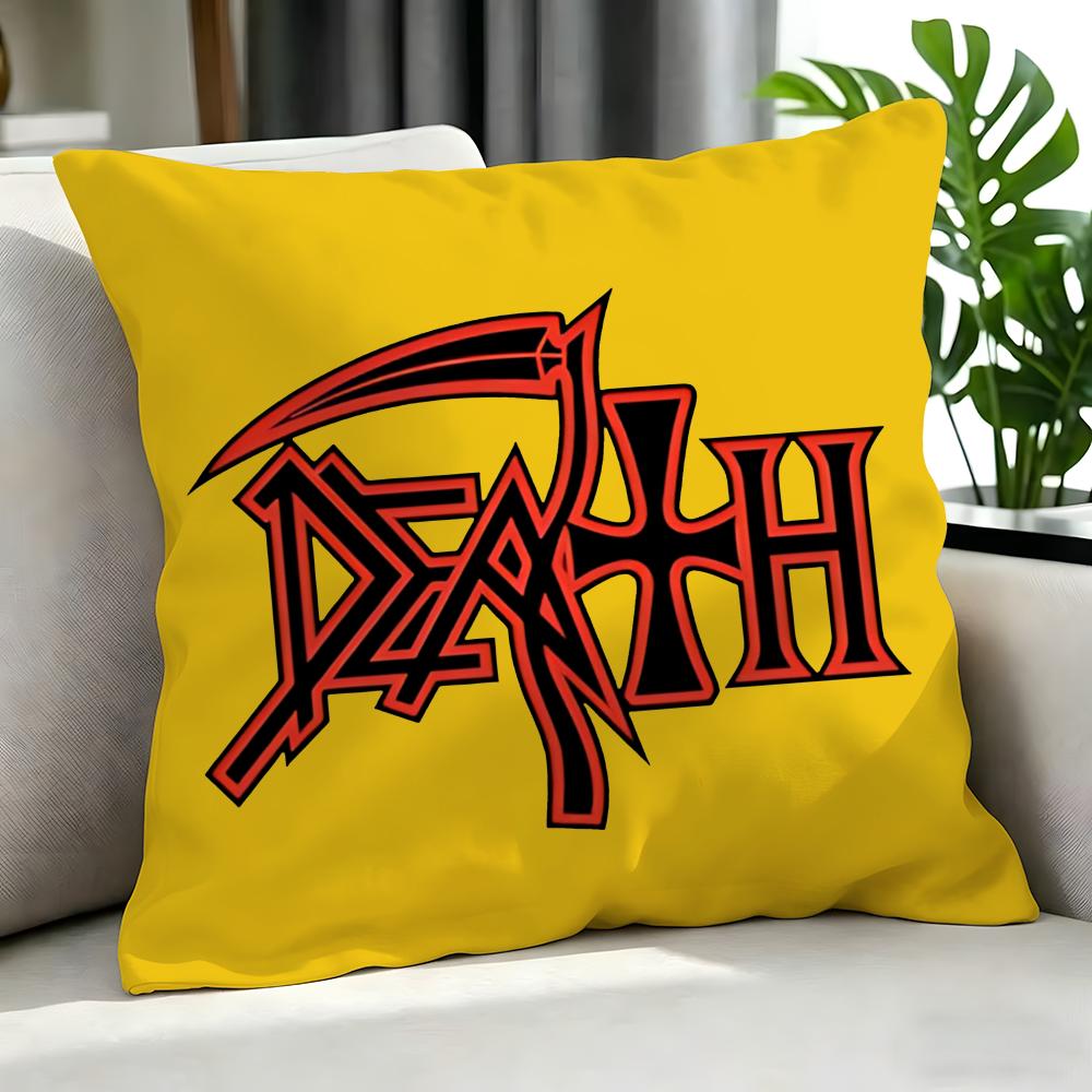Metal Death Cushion Cover Cushion Cover Set 4Pcs 50X50 45X45 40X40 Pillowcase Decorative Sofa Home Decor