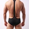 Men's Sexy Mesh Bodysuit - Breathable Lingerie Costume with Open Design for Adults Men Sex Underwear