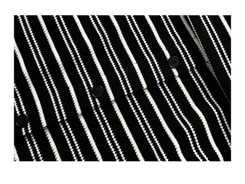 Shetu Off-Shoulder Striped Knit Top