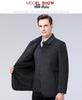 Men’s Double-Sided Wool Coat: Slim Fit, Cashmere Overcoat, Business Style for Autumn/Winter.