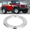 Car Decorative Protection Fuel Tank Cover Ring Fit for Jeep Wrangler 20072017