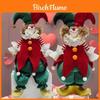 Figurine de Clown Charmante Faite à la Main Pour la Décoration de Noël Matière Pelucheuse Cadeau Festif Idéal Pour l'Esprit des Fêtes