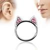 18G 316L chirurgická ocel zirkonová kroužek do nosu kroužek do ucha kočičí ušní chrupavka cvoček na tělo piercing na obruč Náušnice na šperky dárek