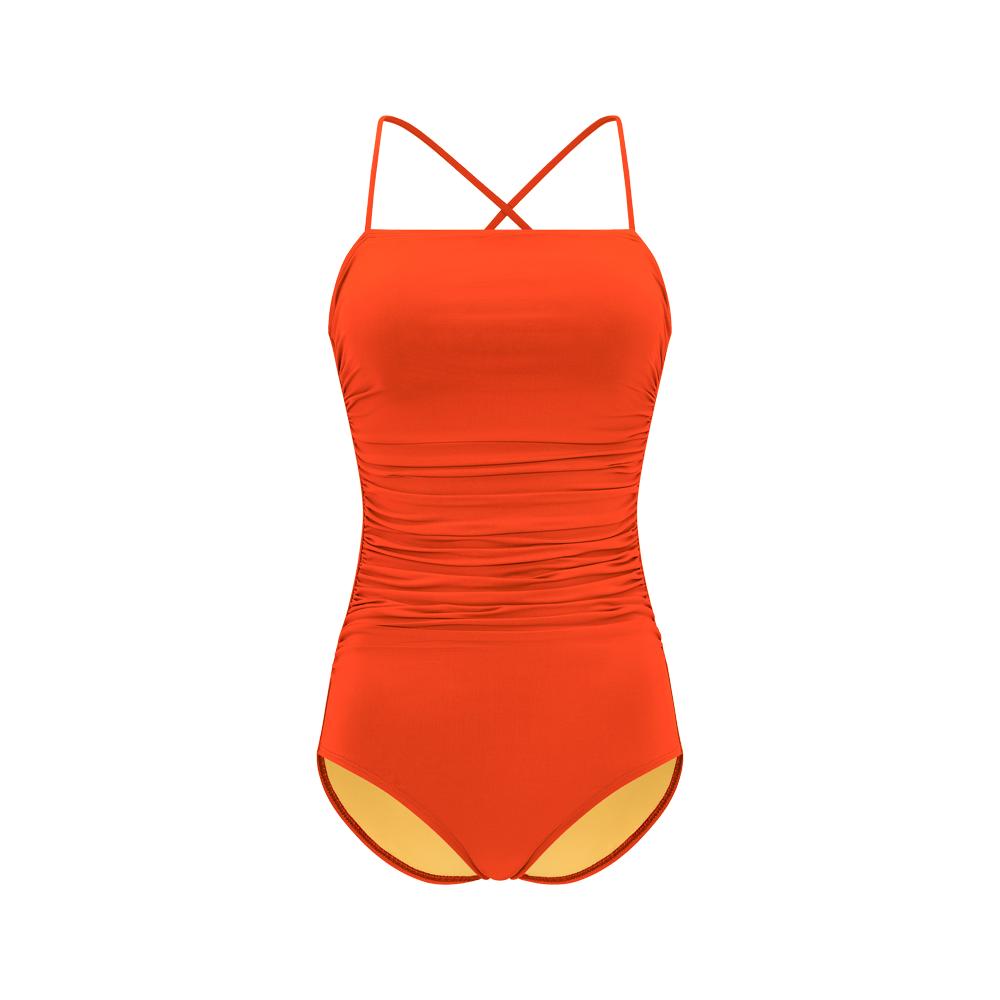Diebeu La Vie Halter Swimsuit_Havana Sunset (Orange)