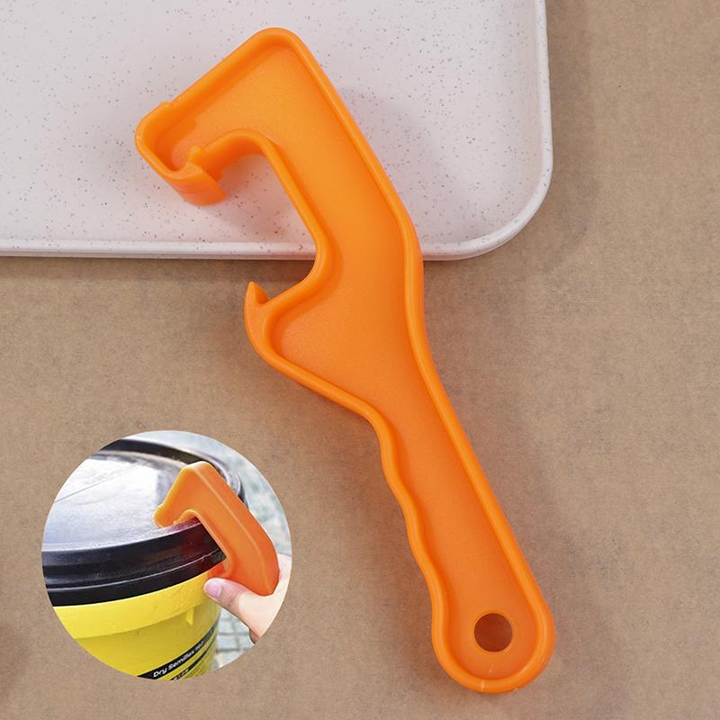 Manual Plastic Can Opener For Gallon Honey Bucket Pail Cap Paint Barrel Lid Removal Wrench Household Labor Saving Opening Tool