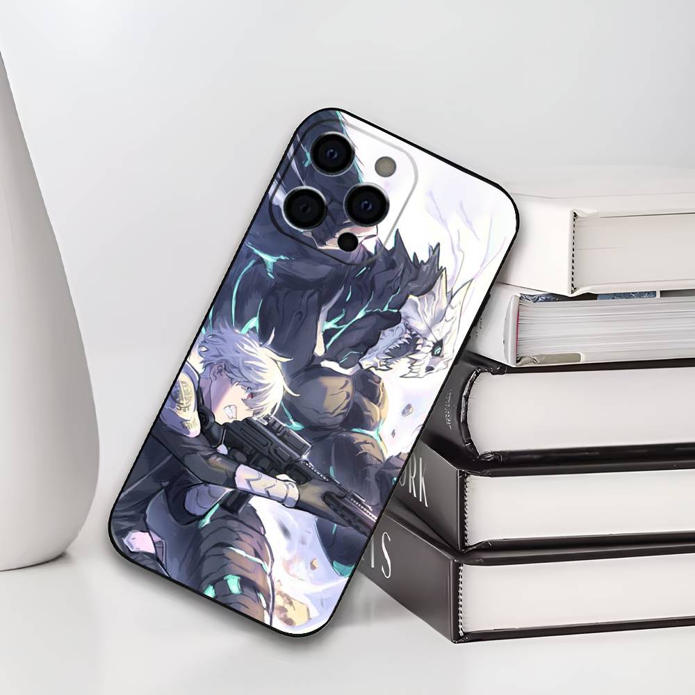 

Чехол для телефона с изображением монстра Kaiju No.8 Для IPhone 17,16,15,14,13,12,11,Plus,Pro,Max,Plus,XS,мягкий чехол Черный силикон iPhone17air