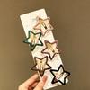 Pentagonal Star Side Barrettes Zinc Zinc Alloy Y2k Hairpin Fashion Star BB Hair Clip  Travel