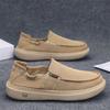 Summer Ice Silk Cloth Cover Feet Canvas Shoes Casual Driving Lazy Shoes Platform Sports