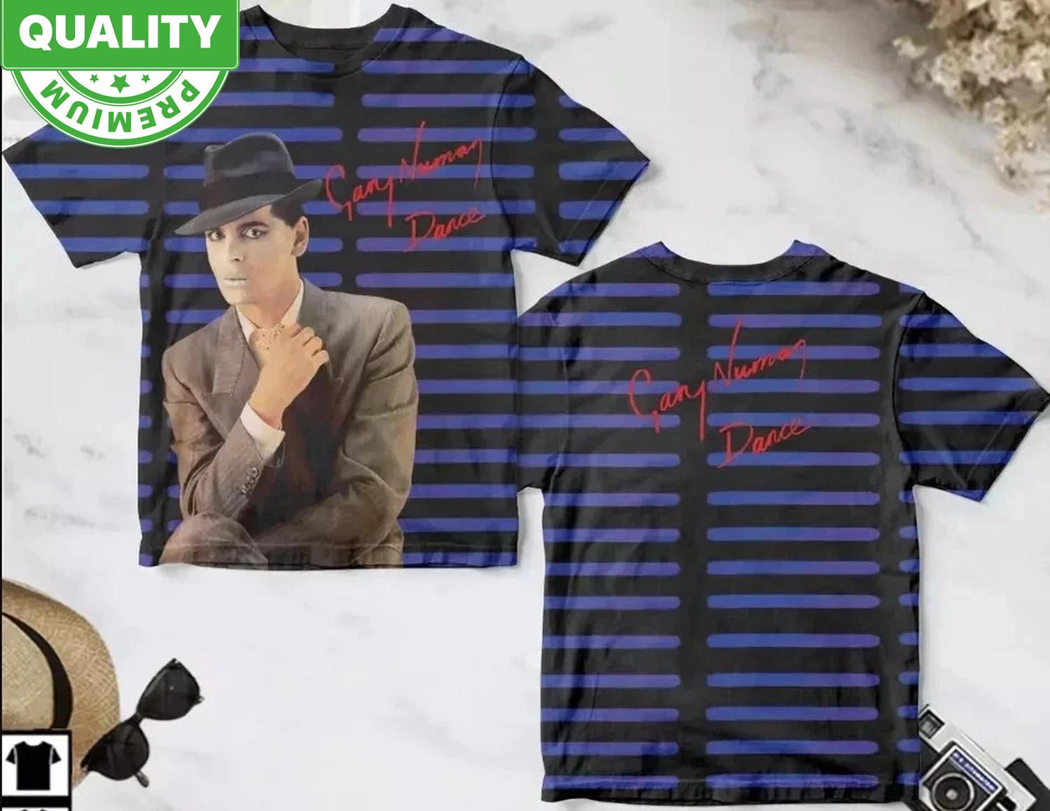 Gary Numan Dance Album 3D AOP Shirt Polyester Size S-6XL E2121 XXXL