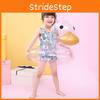 Transparent Big Head Duck Swim Ring For Babies 0-7 Years Old Pvc Thickness 0.25