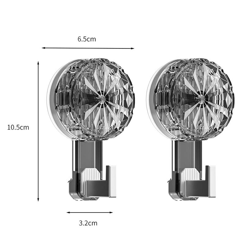 3pcs Removable Swivel Strong Suction Cup Hook Water And Moisture Resistant Suitable For Kitchen Bathroom