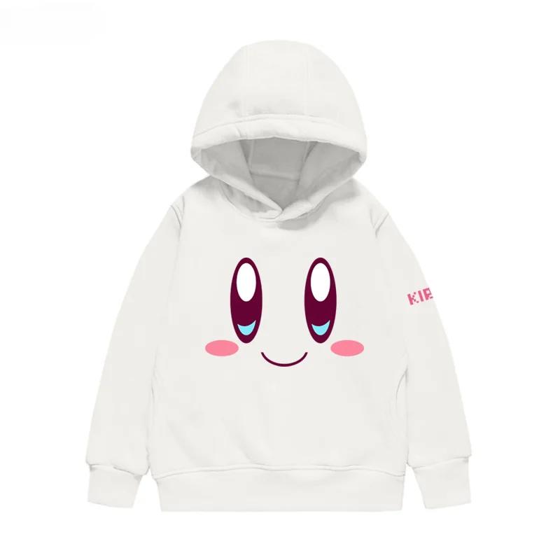 2025 Cute Kirby Hoodies Boys Clothing Kids Children's Boy's Clothing Round Neck Sweatshirt Girls Clothes 4 To 14 Years Hoodies