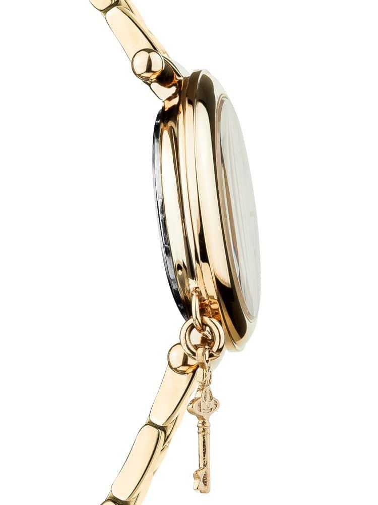 Vivienne Westwood Watch with 3D Orb Indexes and a Cute Key Charm Women's #VV006KGD