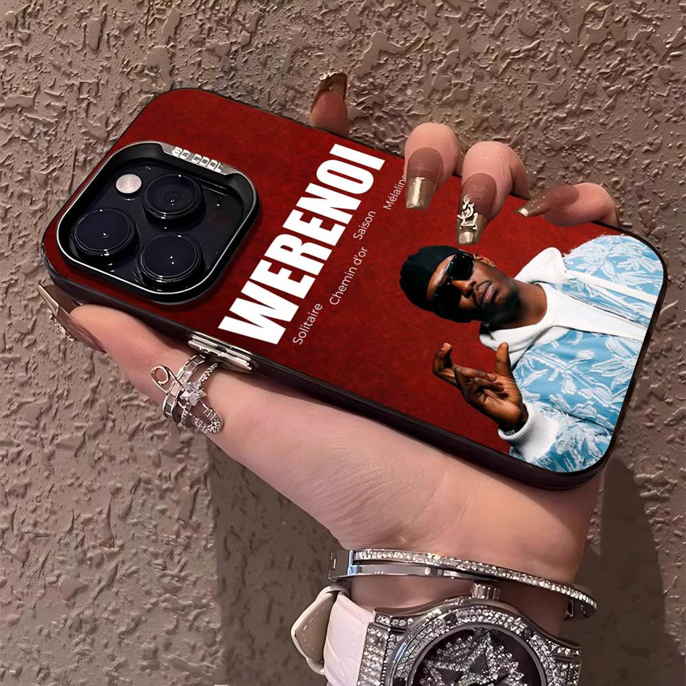 Rap W-WerenoiES Phone Case For IPhone 17 16 15 14 13 12 11 Pro Max Plus Color Silver Cover