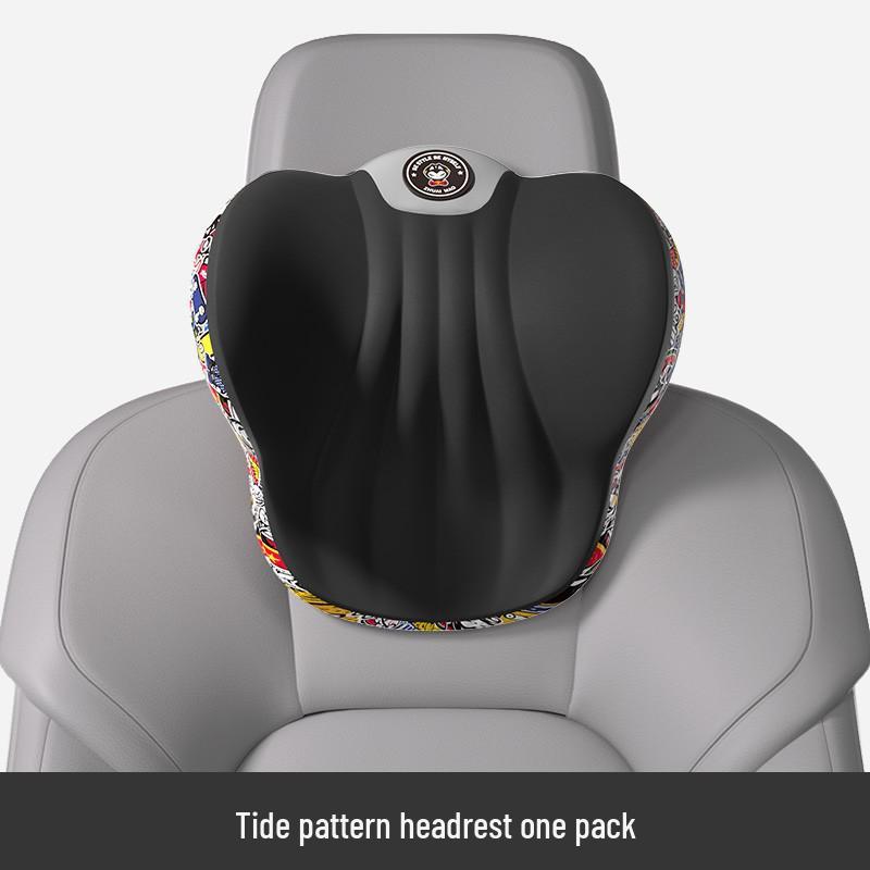 Memory Foam Car Lumbar Support Pillow and Headrest Cushion