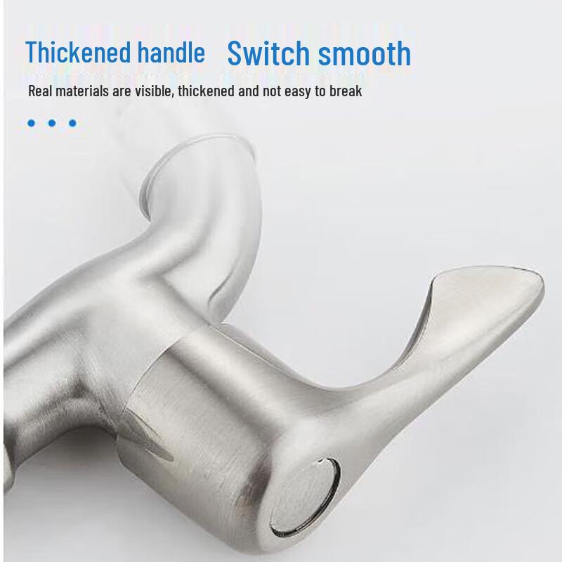 304 Stainless Steel Quick-Open Washing Machine Faucet