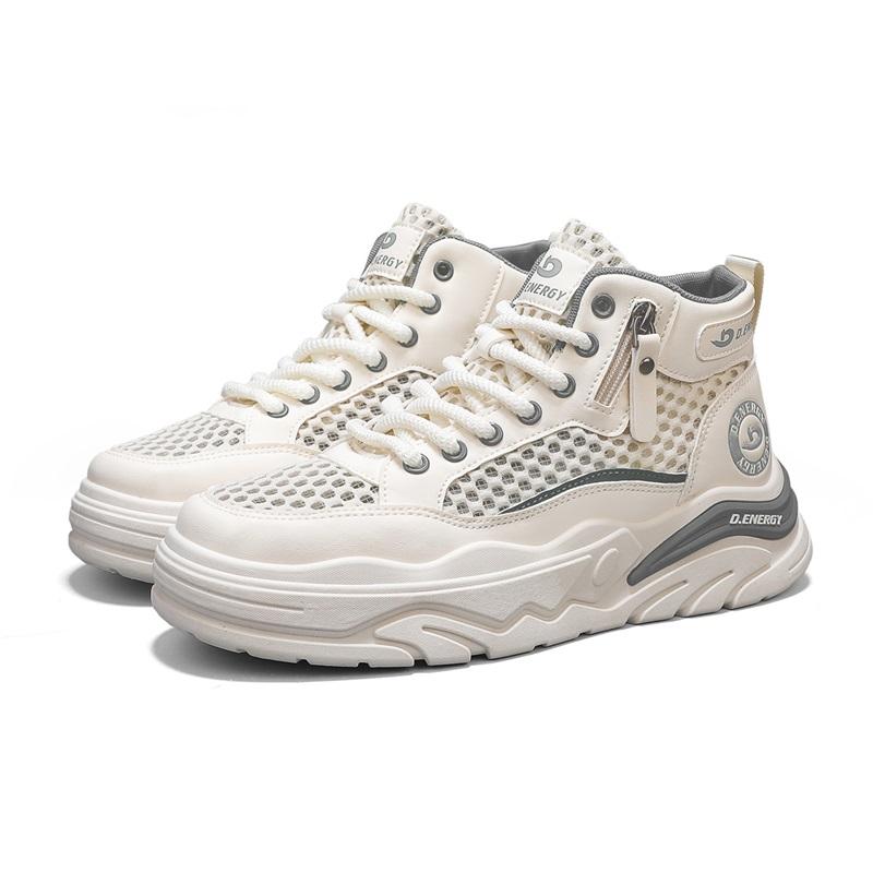 

Men s summer breathable mesh running shoes sports casual soft sole lightweight mesh hollow thin design odor proof mesh shoes 44