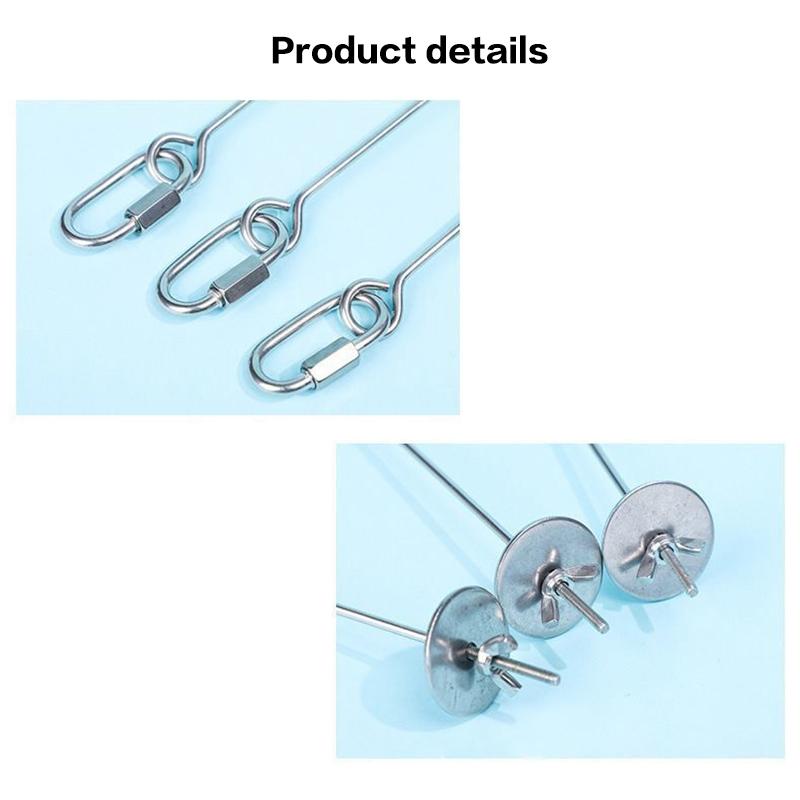 Durable Bird Cage Holder Stainless Steel Parrot Fork For Fruits And Vege