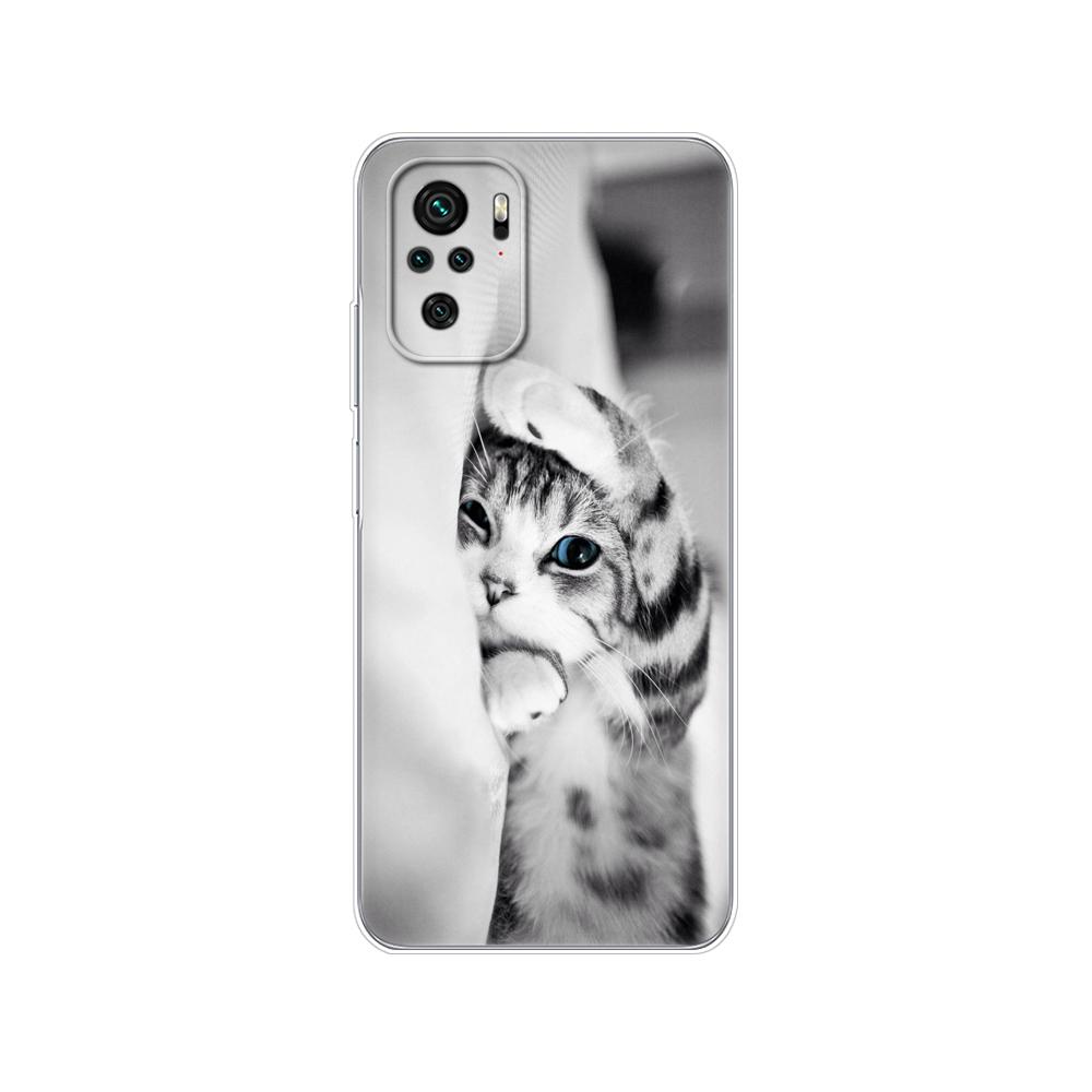 For Xiaomi Redmi Note 10 10S Case 4G 5G Silicon Soft Tpu Back On Redmi Note 10 Pro Global Phone Cover Note10 S Bumper Etui Funda