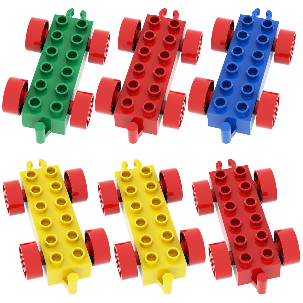 Large Particle Brick Building Blocks 2x4 Random Color Toys Kids Baby Creative Large Particle DIY MOC