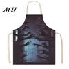 Blood Stain Costume Halloween Butcher Apron with Realistic Stain, Washable Protective Work Apron, Scary Accessory Horror Prop for Cosplay Parties And