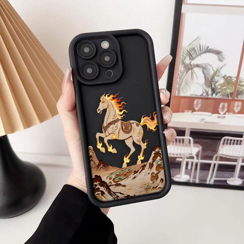 Happy Year Of The Horse Cover Phone Case For HONOR 400 90 Lite 300 200 70 50 20 10i 9X 8X PRO 5G Silicone Case DIY Shell Funda