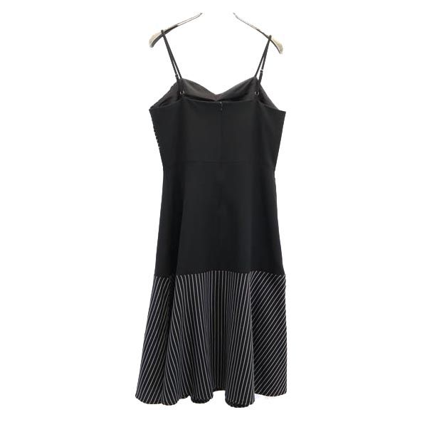 Louis Vuitton Cami One Piece M Black Series Back Zip Women Used