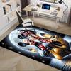Mickey Mouse,Minnie Mouse,Night Scene Office Carpet Soft Polyester Entrance Carpet Washable Non-slip Machine Washable Indoor Carpet Living R