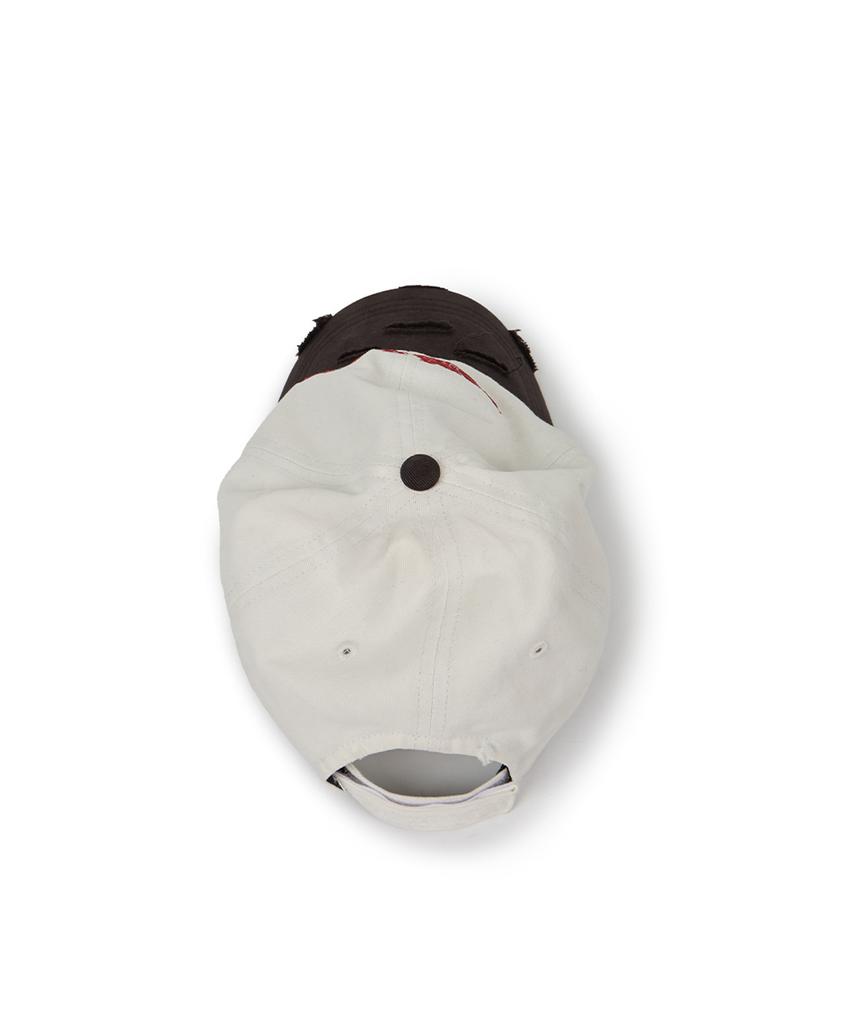 ETCE Boy Hood Destroyed Cap (White)