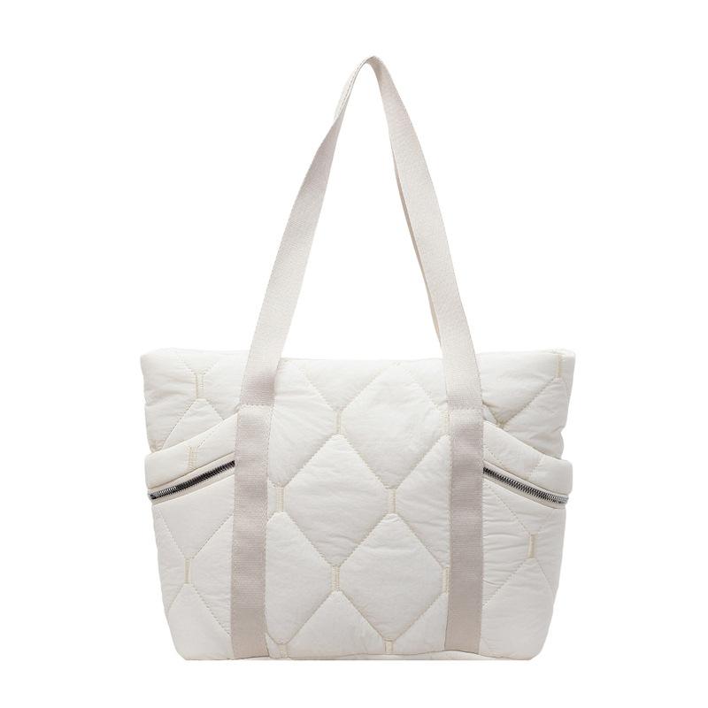 Cotton Clothes Women's Bags Korean Version of Simple Daily Commuting Shoulder Large-capacity Tote Bag