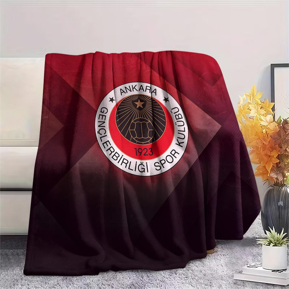 Gençlerbirliği S.K.  Print Flannel Blanket, High quality Comfortable for All Seasons, Home Decor, Warmth and Comfort