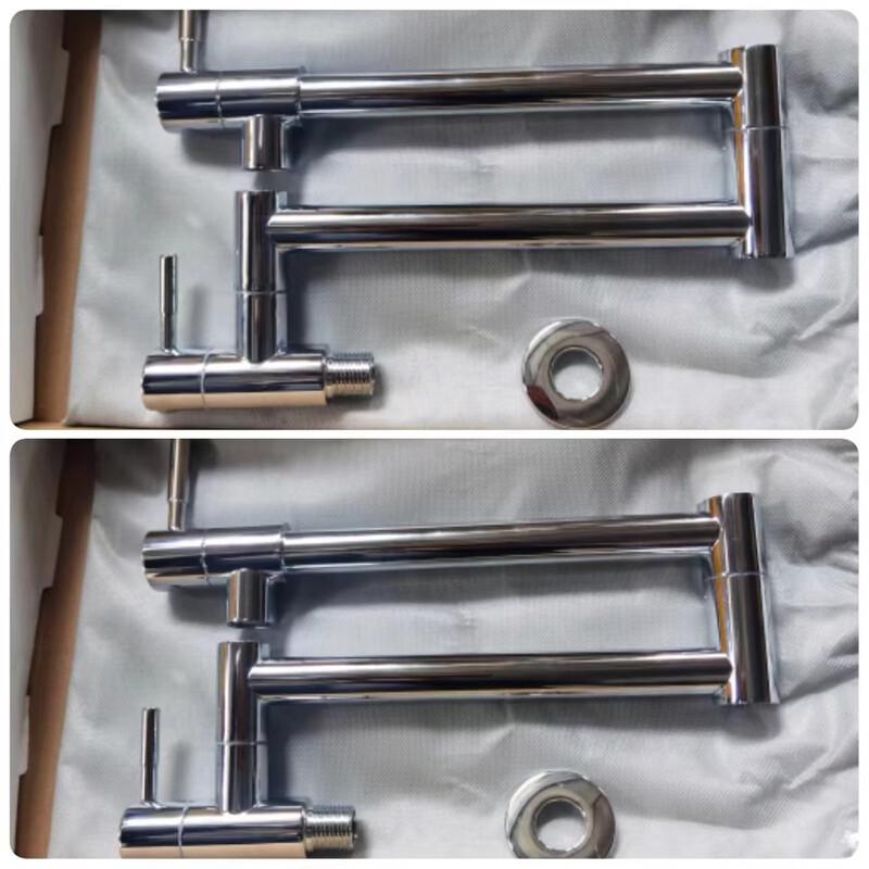 Hampton Wall-Mounted Foldable Kitchen Faucet