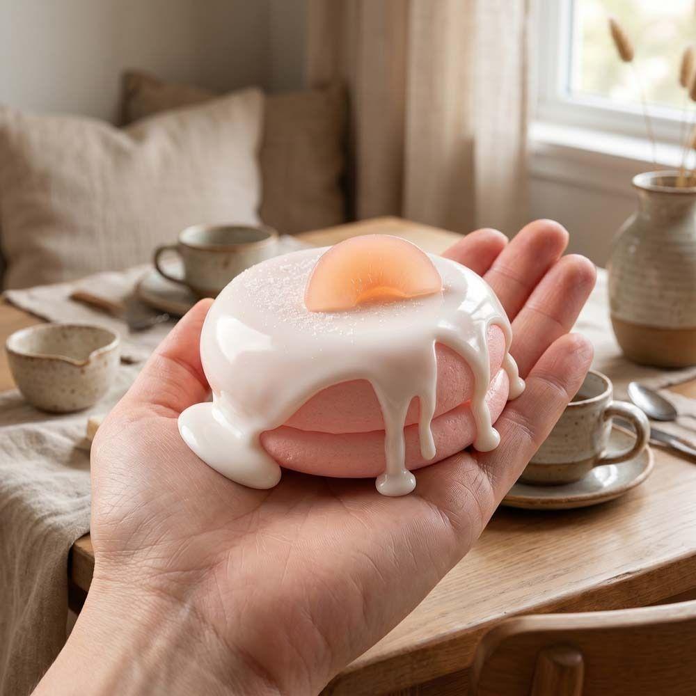 Chocolate Cheese Soufflé Squeeze Toy Cute Cake Slow Rebound Toy Kid Gifts