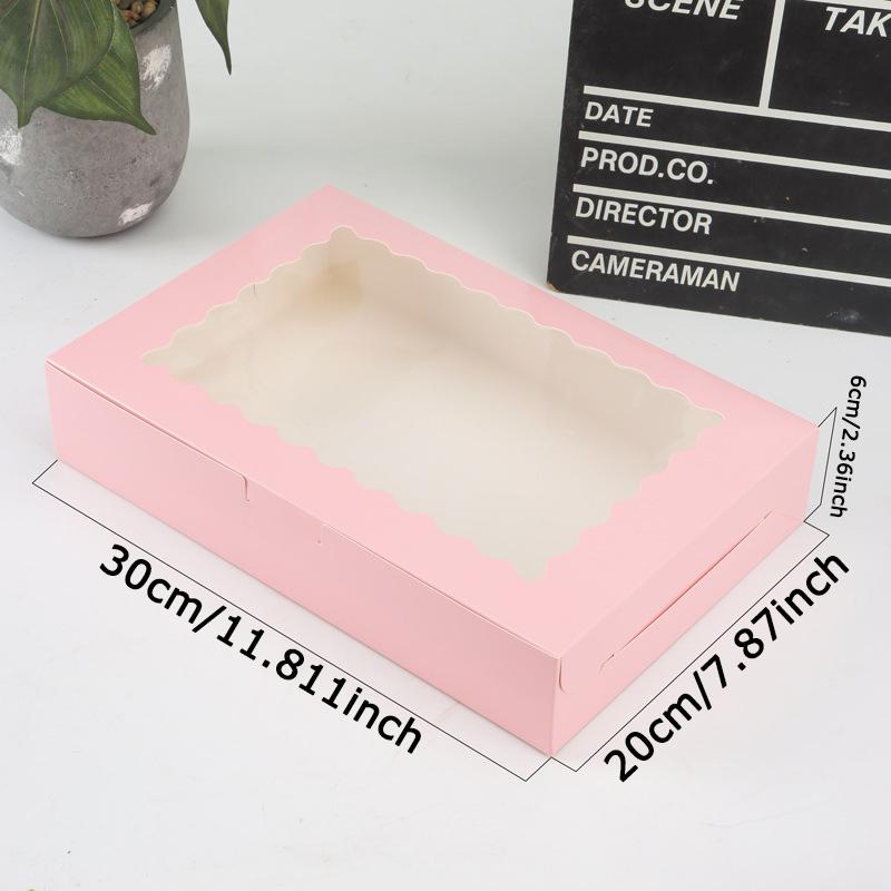 WTEMPO Faltbare Klarsichtfenster Geschenkboxen DIY Einfach Elegant Universelle Verpackungsboxen Ideal für die Aufbewahrung und das Verschenken empfindlicher Gegenstände