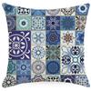 Ethnic Bohemian Pillowcase Living Room Sofa Bedroom Backrest Single-sided Linen Geometric Graphic Retro Pillow