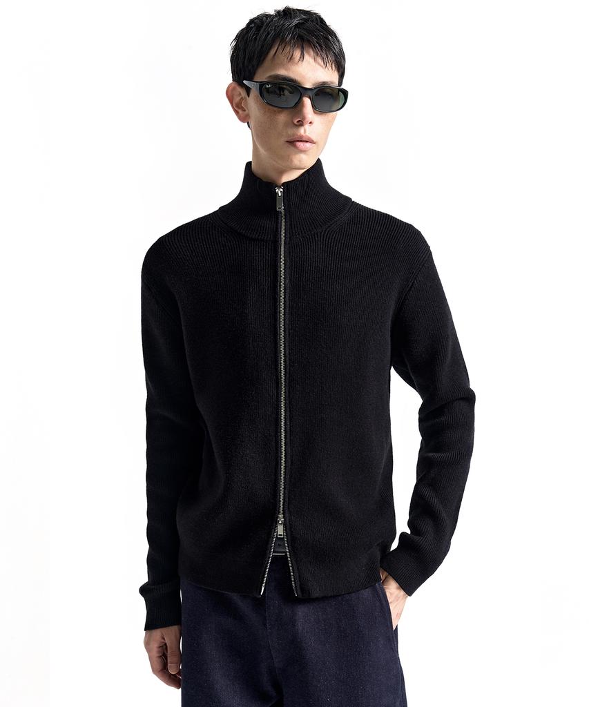 COSTUME O’CLOCK Daily Slim Fit Zip-Up Knit 6 Color Cooscd023