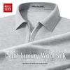 Hodo Men's Machine-Washable Silk and Wool Blend Thickened Casual Sweater