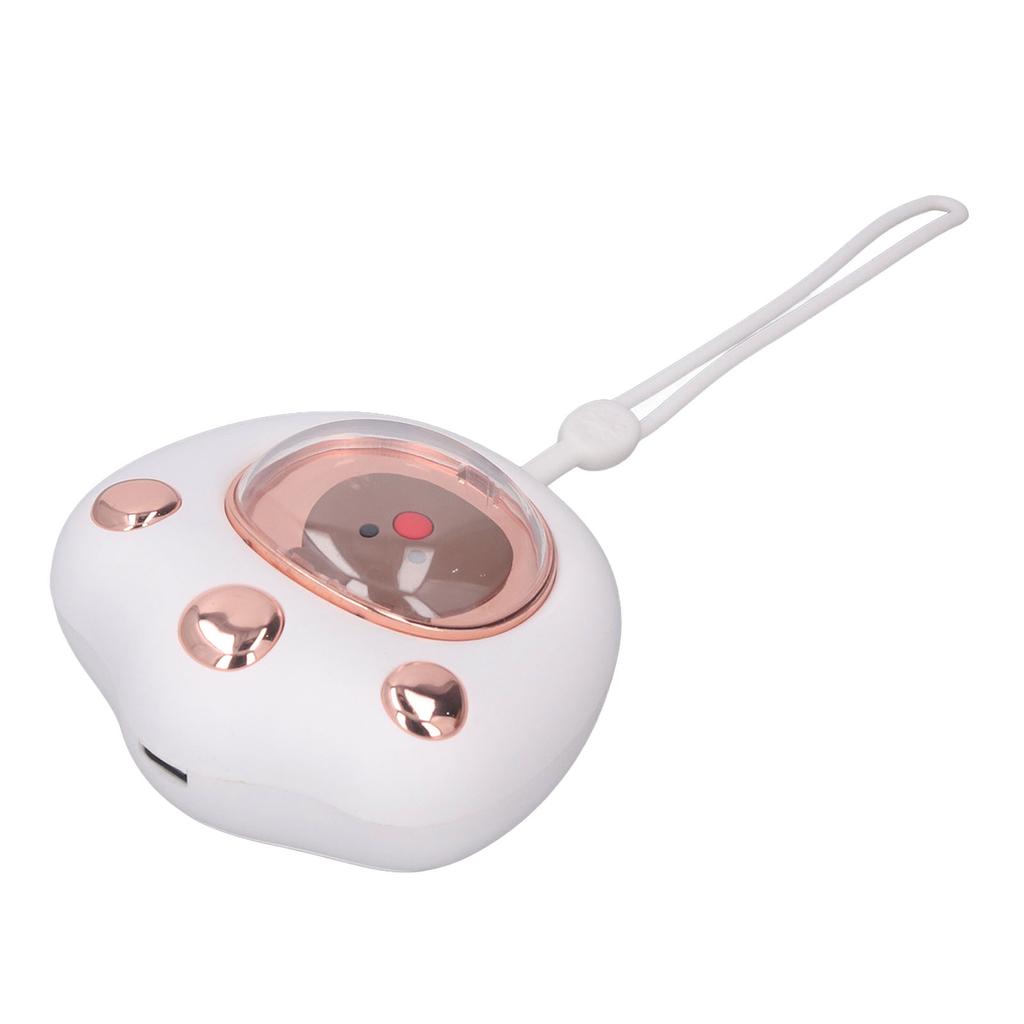 Electric Hand Warmer Rechargeable Cat Paw Hand Warmer with Colorful Light 1.5‑6 Hours Heating Built In Battery