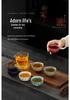 Ceramic Tea Cup Set: Master Kiln Change, Six Colors, Tea Tasting Gift Box, Souvenir & Business Gift.