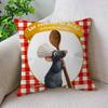 R-Ratatouille Animationsfilm 45*45cm Kissenbezug Dekokissenbezug für Sofakissen
