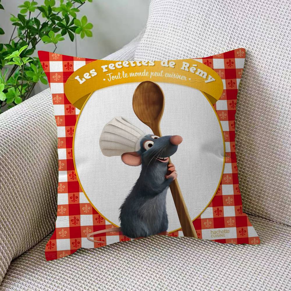 R-Ratatouille Animationsfilm 45*45cm Kissenbezug Dekokissenbezug für Sofakissen