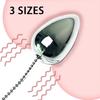 Big Metal Anal Balls Butt Plug Stainless Steel Prostate Anal Beads Expansion For Man Dilator Female Masturbator Plug Ball Egg