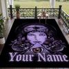 Custom Name Bring Me the Horizon Crystal Velvet Floor Rug Personalized Text Soft Carpet Home Decor