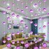 Crystal Glass Bead Curtain European Living Room Bedroom Crystal Bead Curtain Wedding Festival Party Crystal Beads Decor Curtain