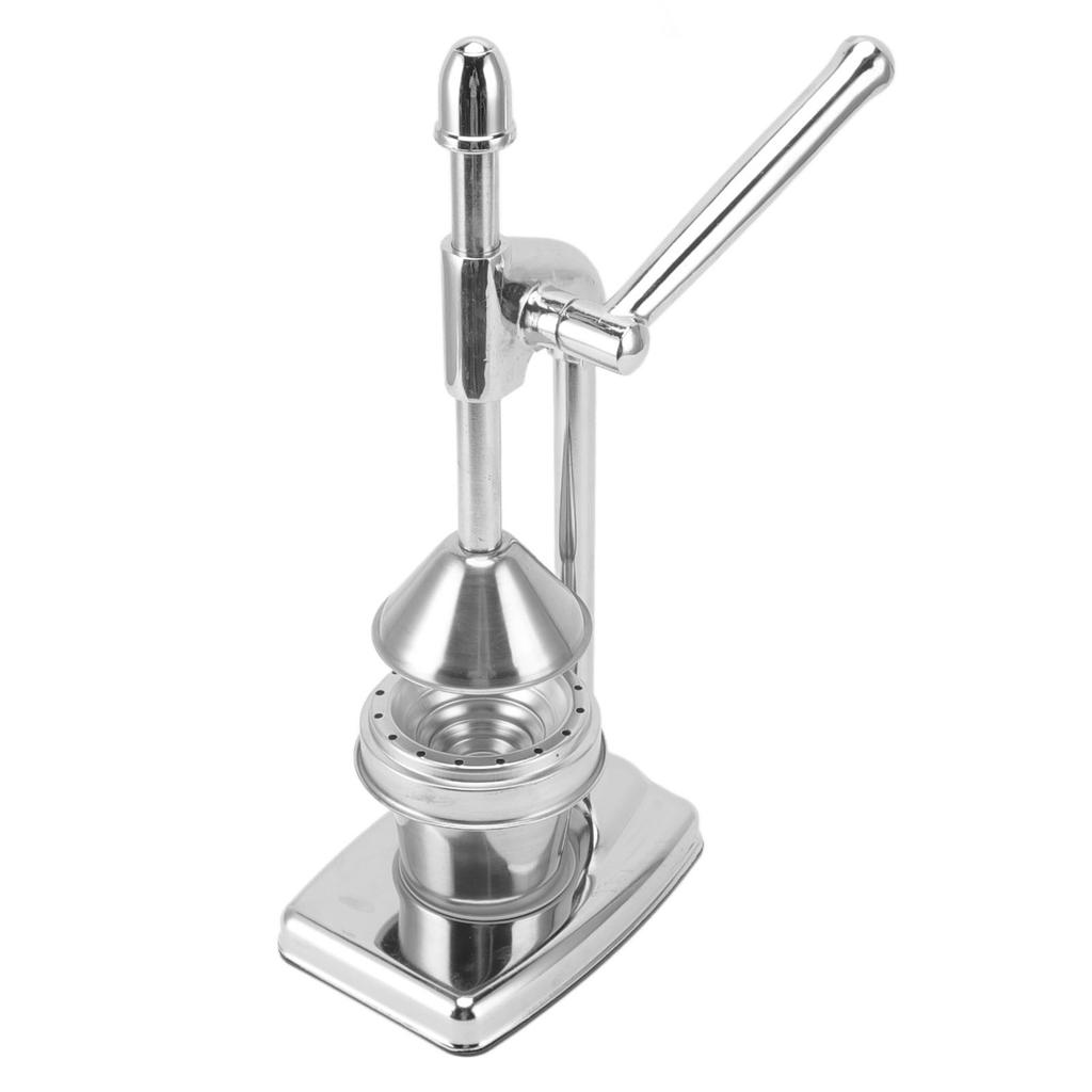 Manual Orange Squeezer 304 Stainless Steel Food Grade Minimalist Compact Ergonomic Rubber Handle